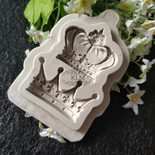 Hot Crown Silicone Mould Chocolate candy art tools Cake decoration tools Kitchen fondant tools