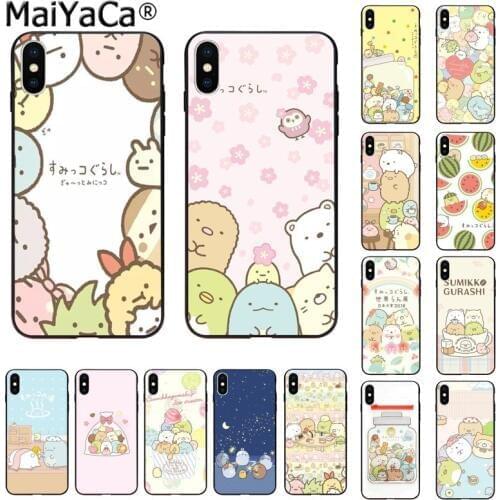 MaiYaCa Kawaii sumikko gurashi Coque Phone Case for iphone SE 2020 11 pro 5Sx 6 7 7plus 8 8Plus X XS MAX XR