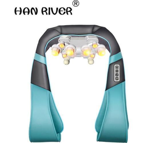 HANRIVER Hot compress neck massage shawl Multi-function back leg kneading massage instrument