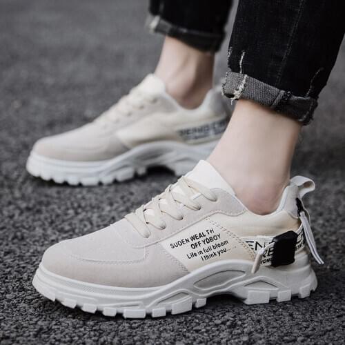 Spring and Autumn New Mens Canvas Shoes Round Toe Basic Mens Casual Shoes Mesh Solid Mens Casual Sneakers