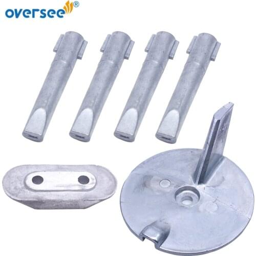 67C-45371 Anode Kit For Yamah Outboard Motor 4T F40HP 65W-45251-00 and 67C-45371-00 with 62Y-11325-00
