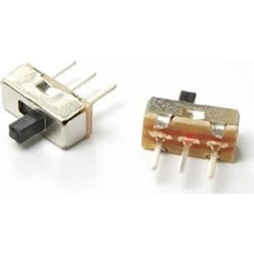 1000pcs SS12D00 SS12D00G4 Toggle Switch S1P2T 2 Position 3Pin Vertical Slide Switch