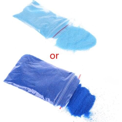 1 Pack Blue Sand For Micro Landscape Decoration Hourglass Party E7CC