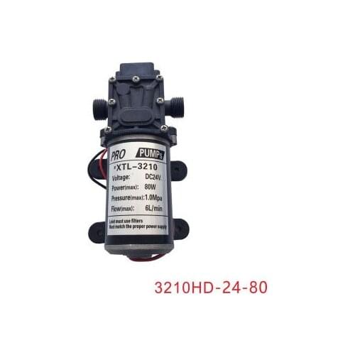 Car Washing Self-priming DC 12V 24V 6L/min 80W High Pressure Electric Diaphragm Mini Water Pump 3210HD-24-80