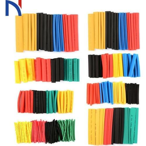 Heat Shrink Tubing 328pcs Ratio 2:1 Wire Insulation Flame Retardant Heat Shrink Tube Sleeving Wrap Car Electrical Cable Wire Kit