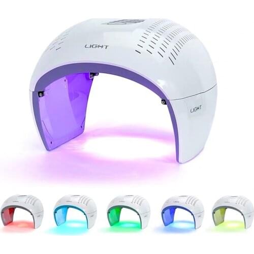 Skin Care Beauty 7 Colors PDT Facial LED Light Therapy For Acne Treatment Reduce Inflammation Skin Rejuvenation And Anti-wrinkle