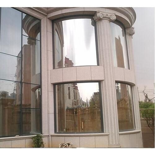 Home Decor Mirror Silver Unidirectional Sunscreen Window Film Auto Glass Protective Film Protect Anti-Privacy Curtain many size