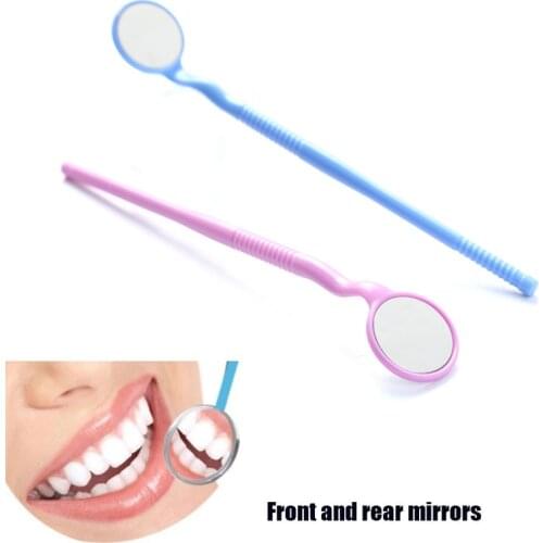 1PC Colorful Dental Tooth Dental Mirror Cheap Produtos Dentist Tool Plastic Dental Mirror For Oral Care Tooth Cleaning Mouth Kit
