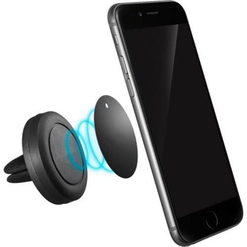 100PCS Air Vent Magnetic Universal Car Mount Phone Holder for iPhone One Step Mounting Reinforced Magnet Easier Safer Driving