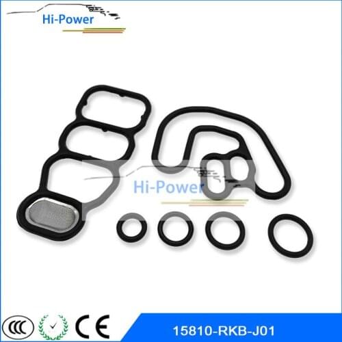 15810-RKB-J01 Car Accessories VVT Camshaft Timing Control Valve Rubber O-Ring For Honda Accord Odyssey Pilot FWD 15810RKBJ01