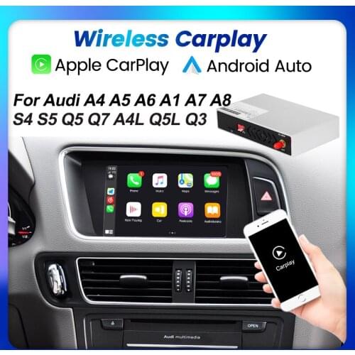 Wireless Apple Carplay Android Auto Module For AUDI B9 A5/S5/A4/A3 A6 A7 A8 Q2 Q3 Q5 Q7 B9 S5 Mirror-link Siri Voice MAP BT WIFI