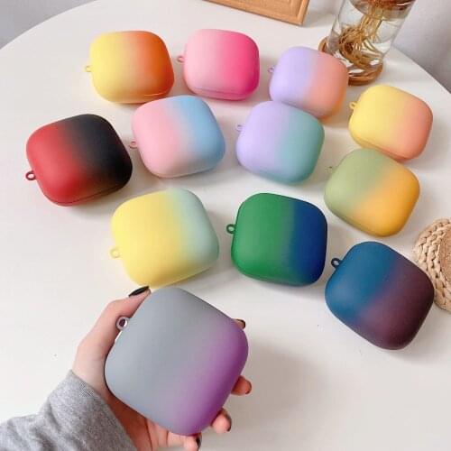 For Beats PowerBeats Pro Earphone Case Gradient Matte Earphones Cover For Beats PowerBeats Pro Hard PC Headset Shell with Hook