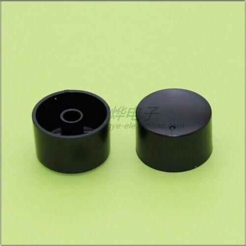 10 pieces 27*17.5MM black plastic knob potentiometer knob speed control knob flower shaft inner hole 6MM