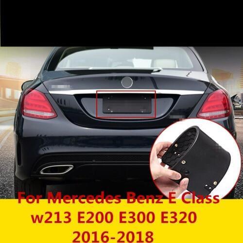 For Mercedes Benz GLC Auto ABS Plastic Car Front Bumper License Plate Holder Frames Mount Base Bracket Cover Auto Accessories