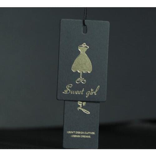 Customized clothing hang tag/wedding dress tags/clothing labels/trademark/garment swing tags/logo/brand name 1000 pcs a lot