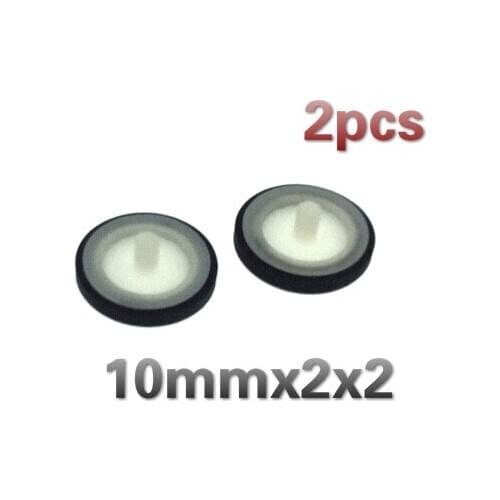 2pcs 10mmx2x2 idler T wheel plastic for cassette deck tape recorder audio player Stereo Vintage pinch roller for akai