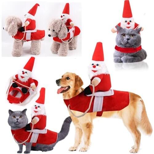 2020 Halloween Costumes For Dog Clothes For Dog Cat Chihuahua Winter Dog Coat Pet Clothing For Small Dogs Cats Clothes Christmas