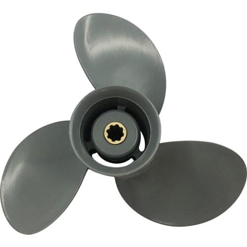 Boat Propeller 9 1/4x8 Fit for Honda Outboard 10HP-20HP 3 Blades Aluminum Prop 8 Tooth Propel RH OEM NO: 58130-ZV4-008AH 9.25x8