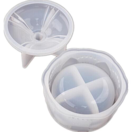 Cute Gift Boxes with Lids Resin Mold Heart Jewelry Storage Box Container Resin Casting Silicone Molds DIY Art Crafts