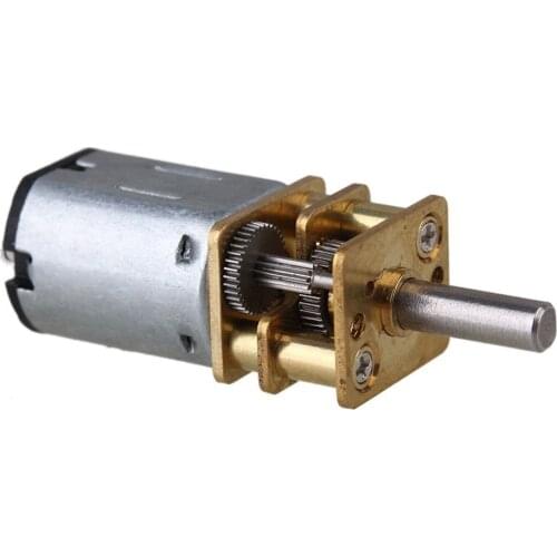 12mm Silver GA12-N20 750RPM Miniature Metal Electric 3V DC Gear Motor Gearwheel with 10mm Output Shaft