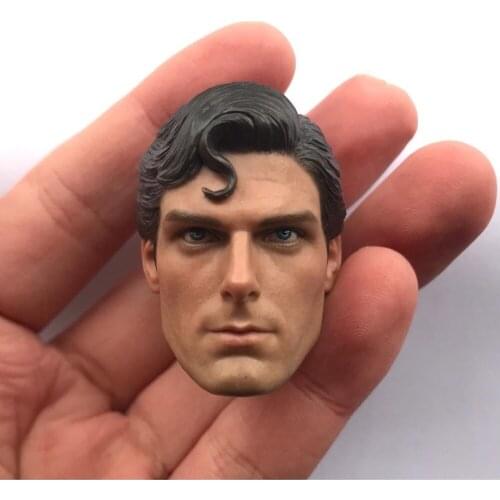 1/6 Scale Male Soldier Accessories Head Sculpture Model for 12" Action Figure Doll