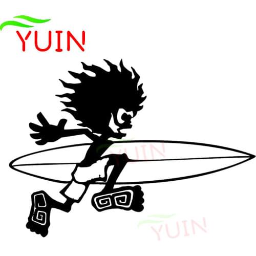 BMX Scooter Surf Decal Fashion Window Decoration Personality PVC Waterproof Sunscreen Car Sticker Black/White/Red/Laser/Silver