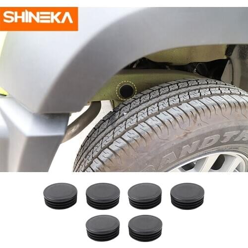 SHINEKA Exterior Accessories For Suzuki Jimny Car Automobile Chassis Waterproof Protection Plug Cover Cap For Suzuki Jimny 2019