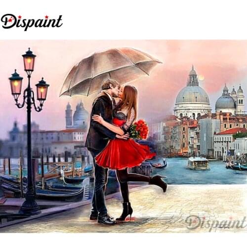 Dispaint Full Square/Round Drill 5D DIY Diamond Painting "Character couple" 3D Embroidery Cross Stitch Home Decor Gift A10925