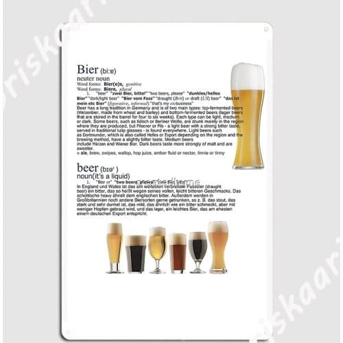 Beer The European Hit Around The World Metal Sign Mural Painting Vintage Cinema Kitchen Club Bar Tin sign Poster