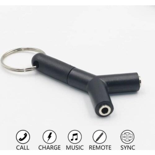 3.5MM Jack Aux Earphone Adapter Male To Female Headphone Splitter Cable Converter Adapters Accessries For Phone PC Audio Headset