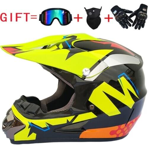 2020 Helmet Motorcycle Racing Bicycle Helmet Racing Helmet Running Helmet Unisex Cross Helmet Motocross Dot Abs+Pc