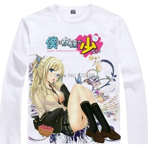 Japanese Haganai I Don't Have Many Friends t-shirt anime Yozora Mikazuki Kodaka shirt Cosplay Costumes anime clothing