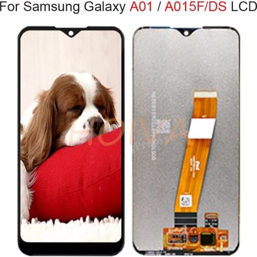 For Samsung Galaxy A01 A015F LCD Display A015G A015FDS Touch Screen Digitizer Assembly Replacement For Samsung A01 lcd