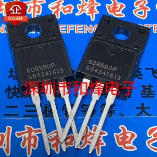 10PCS 60R580P MMF60R580PTH TO-220F 100% New&original