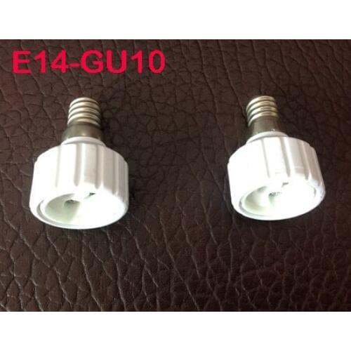 10pcs E14-GU10 lamp holder converters, E14 to GU10 Lamp AdapterLED extend base Light Bulb Lamp Socket Adapter CE &RoHS wholesale