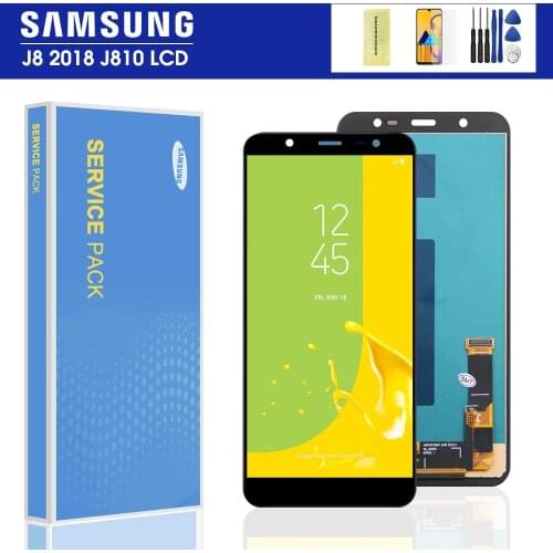 100% Tested Working J800 LCD For Samsung Galaxy J8 2018 J810 J810F J810Y LCD Screen Display Touch Digitizer Assembly Replacement