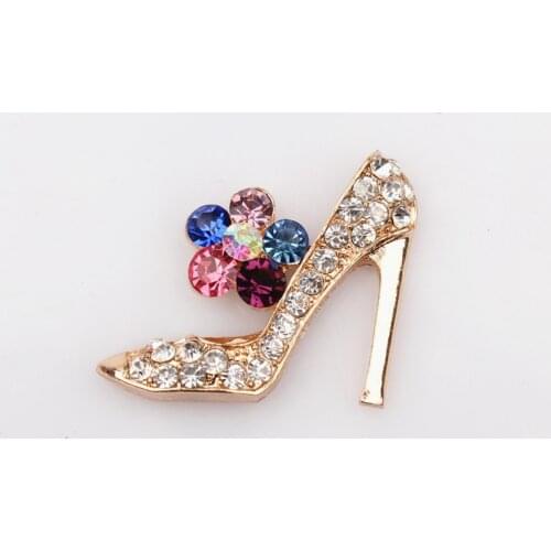 12pcs per lot 2.5cm*2.8cm Cell Phone Case DIY Charms Alloy Cute Shoes Decoration AC153