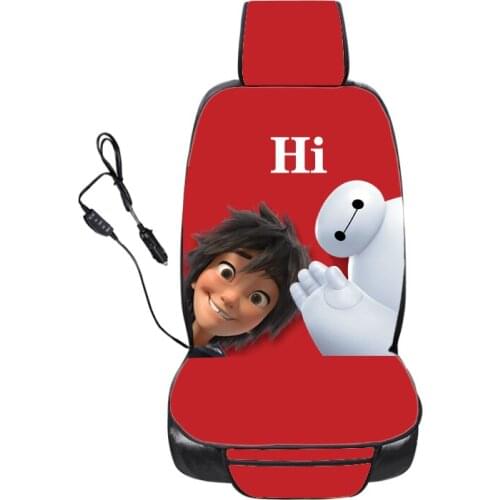 AIMAAO 3D Printing 12V Fast Heating Car Seat Cushion Cover for Honda Civic 2007 Accessories Bmw F10 E90 Lancer X Hyundai Kona