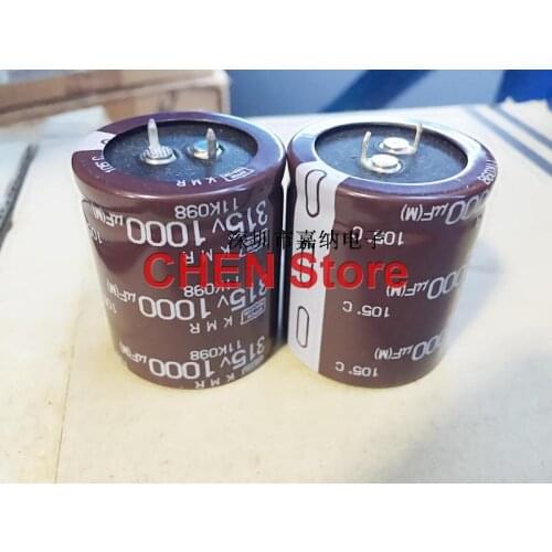 4PCS NEW Japan NIPPON KMR 315V1000UF 35X40MM brown CHEMI-CON electrolytic Capacitor 1000uF/315V NCC 1000UF 315V