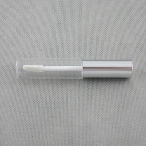 Aluminium cap 8.5ml round lip gloss tube PETG cosmetic lip gloss bottle