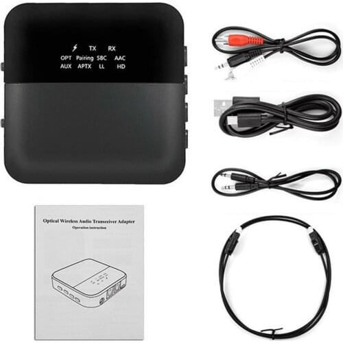 SONRU Bluetooth 5.0 Audio Adapter Bluetooth Transmitter Receiver for TV Laptop Stereo System Wireless Adapter