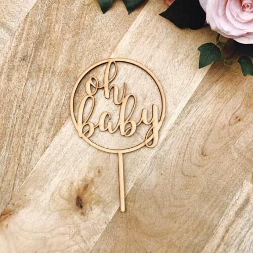 Shower Cake Decoration Baby Shower Topper Oh Baby Cake Shower Cake Oh Baby CIRCOh Baby Cake Topper Cake Decoration Baby Shower