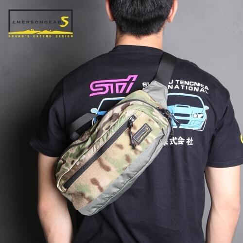 Emersongear Tactical Waist Bag Backpack Side Hanging Bag Tactical Military Camoflage Hiking Cycling Camping Multicam Waist bag