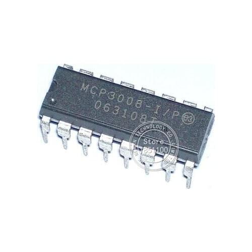 1PCS MCP3008-I/P MCP3008 MCP3008-I DIP-16 IN stock
