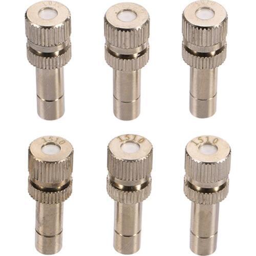0.1-0.8mm Low Pressure Fine Misting Nozzles Disinfection landscaping Cooling Humidification Atomization Sprayers 3Pcs
