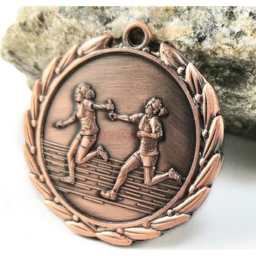 Race relay Womens Relay Race Running Competition Medal Metal Competition Gold And Silver Bronze Club School Factory Sports