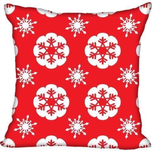 Custom Christmas patter silk Pillowcase Wedding Decorative PillowCase Customize Gift For Pillow Cover 35X35cm,40X40cm(One Sides)
