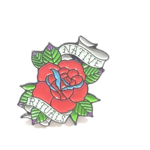 Custom metal badges hot sale enamel color badges pin