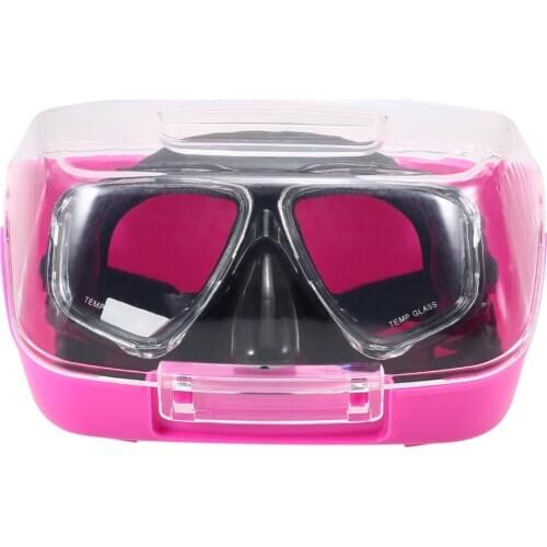 2019 New Freediving Mask Box Diving Snorkeling Mask Case Swimming Mask Storage Box Diving Goggles