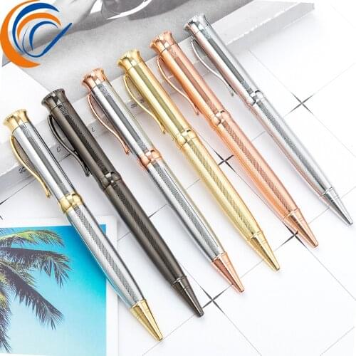 Gift Stationery Metal Pen 6 Pcs Per Set Metal Ballpoint Pen Pen Birthday Gift